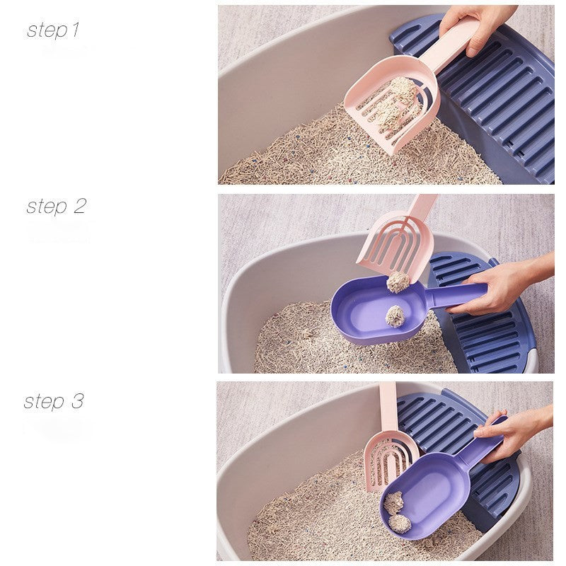 Self-cleaning Cat Litter Box Shovel