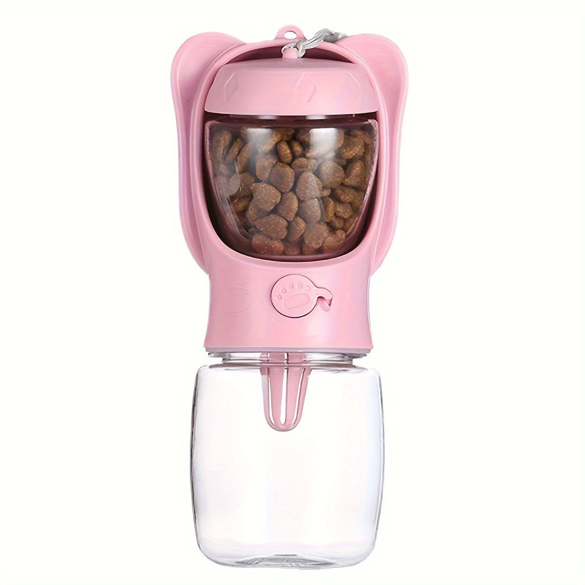 Leak Proof Portable Pet Water Bottle With Food Container
